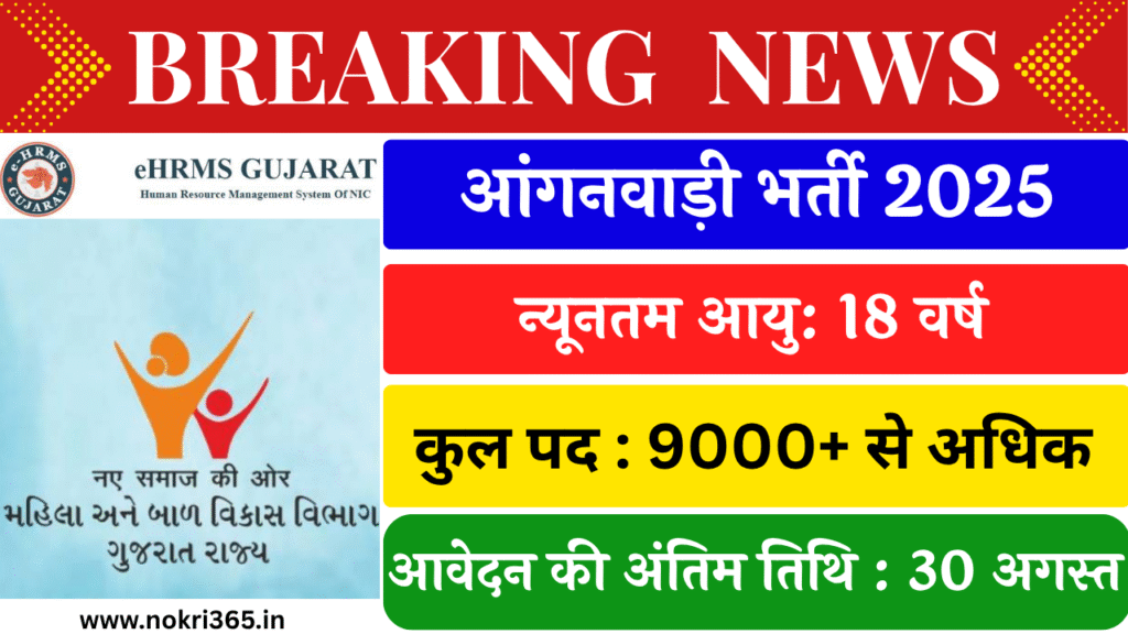 Gujarat Anganwadi Recruitment 2025